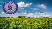Harford County Council - January 18, 2022